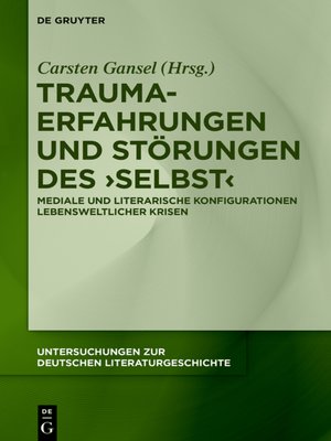 cover image of Trauma-Erfahrungen und Störungen des ‚Selbst'